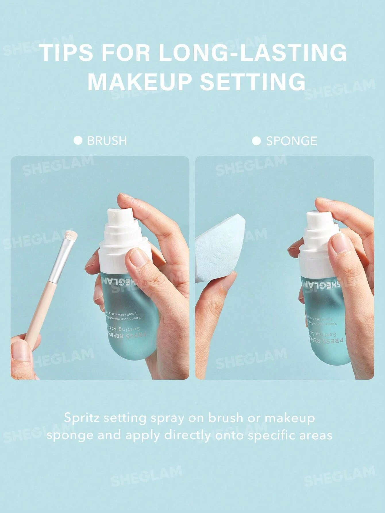  Press Refresh Setting Spray - Makiyaj üçün sabitləşdirici 